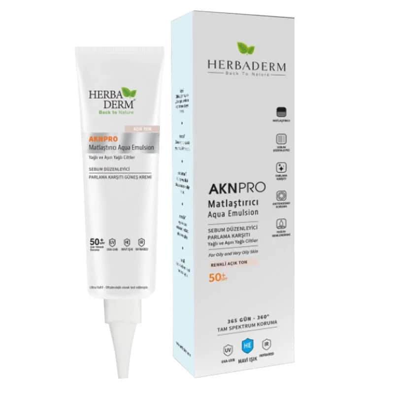Herbaderm AKN Pro mattierende Emulsion SPF 50