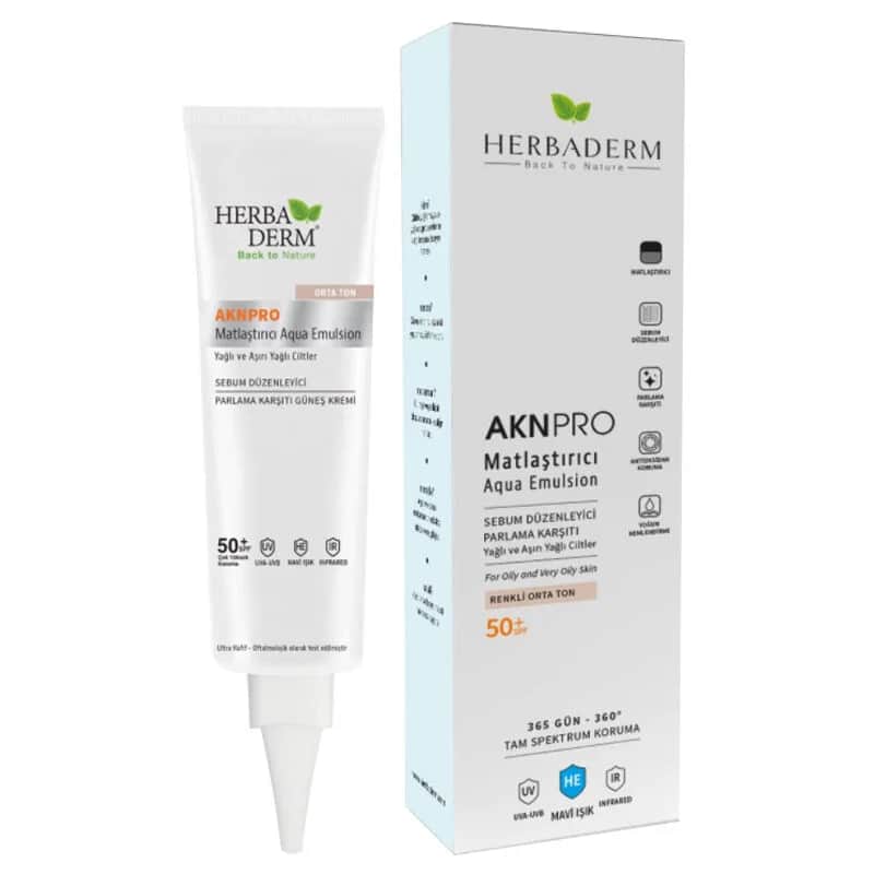 Herbaderm AKN Pro mattierende Emulsion SPF 50