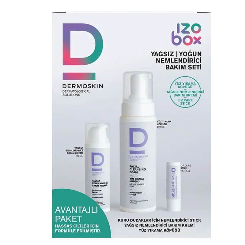 Dermoskin Izobox Öl-freies Feuchtigkeitsset für intensive Hydratation