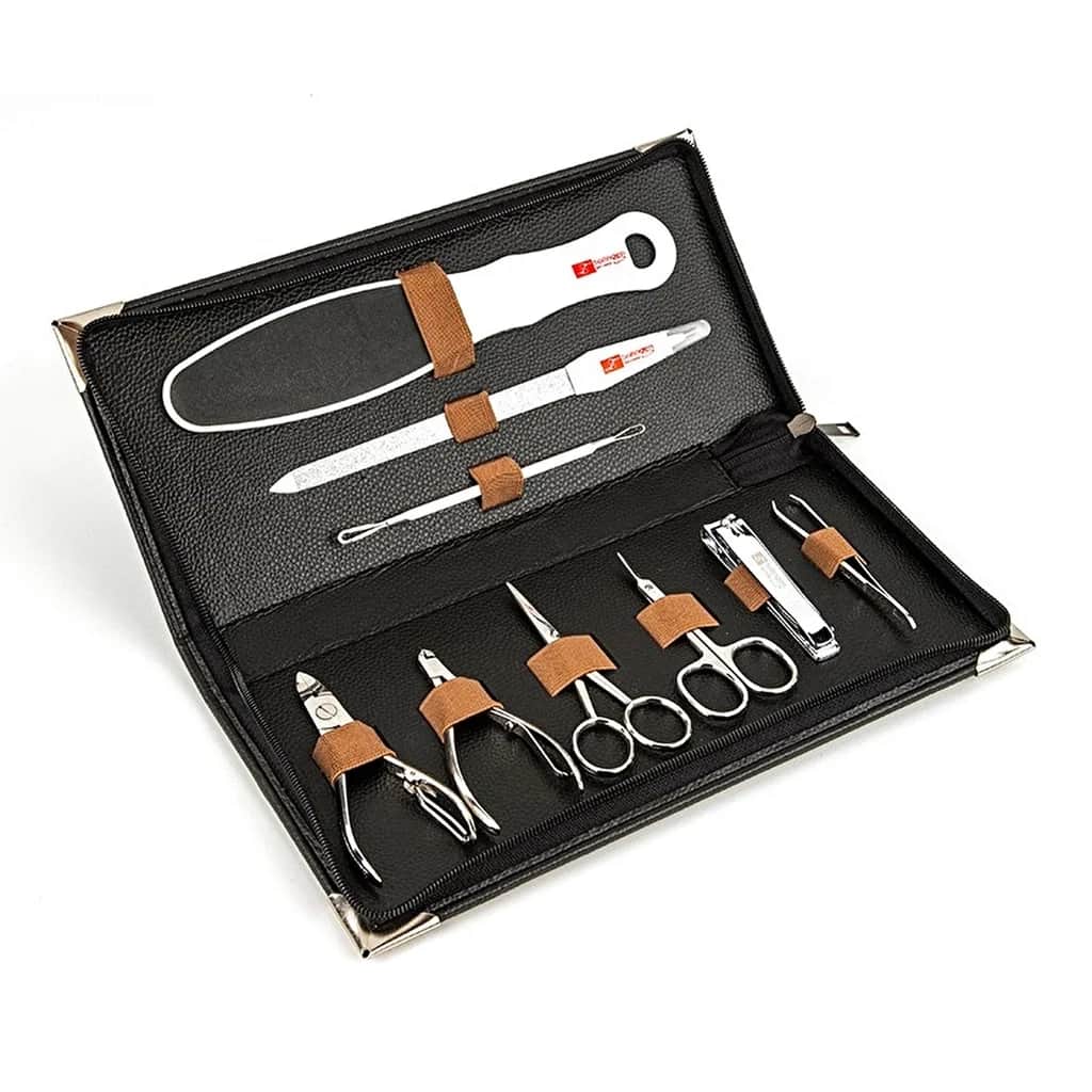 Maniküre Set FR-194 mit Lederetui von Solingen