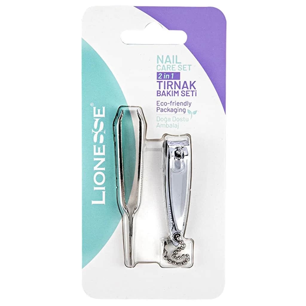 Lionesse 5108 Pflege Set: Nagelknipser &amp; Pinzette