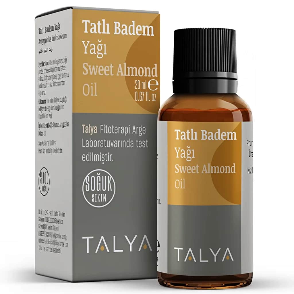 Süßes Mandelöl 20ml von Talya - Nährend für Haut, Haare &amp; Nägel