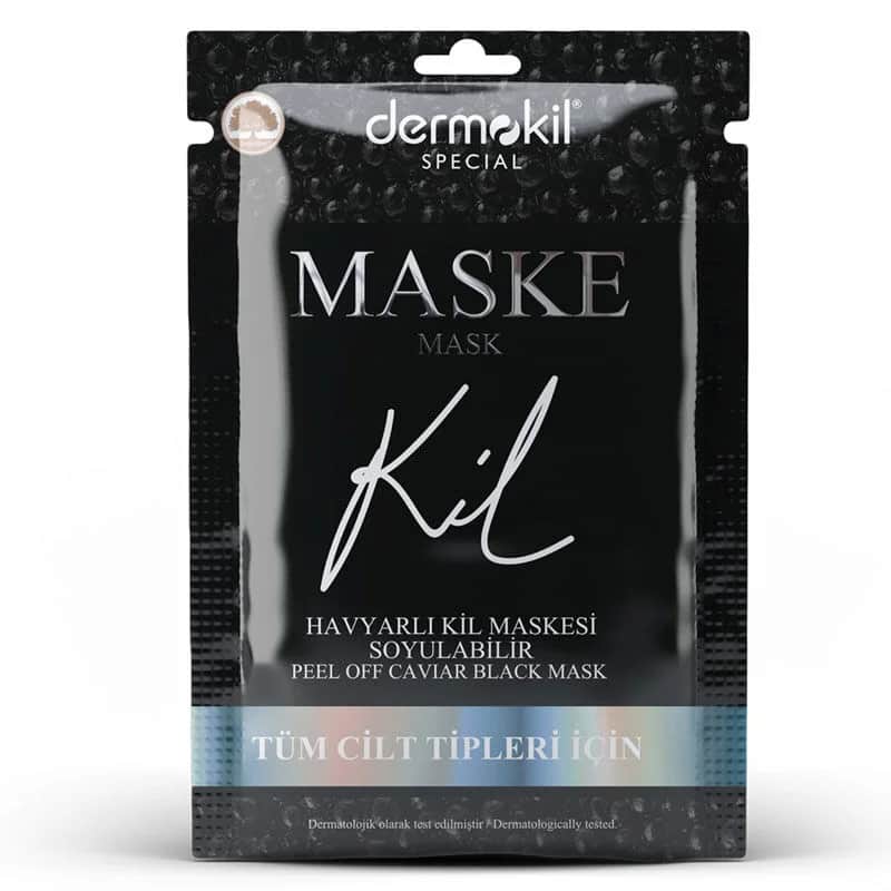 Dermokil Kaviar Schwarze Ton Peel-Off Maske 15 ml