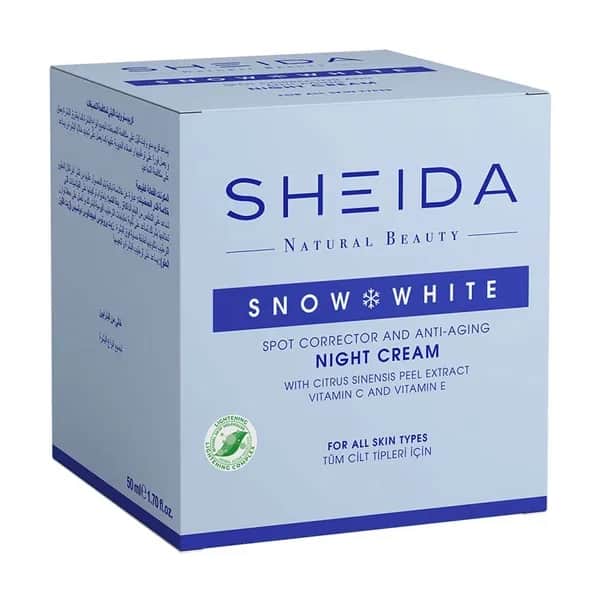 Sheida Snow White Anti-Spot Nachtcreme 50 ml