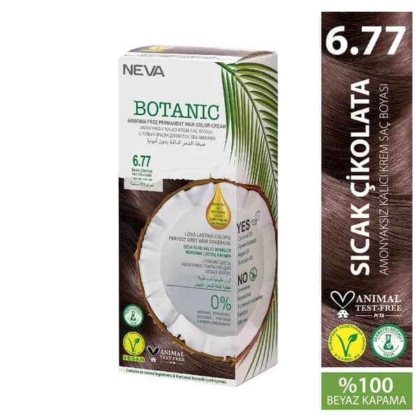 Neva Vegane Haarfarbe 6.77 - Ammoniakfreie Farbe