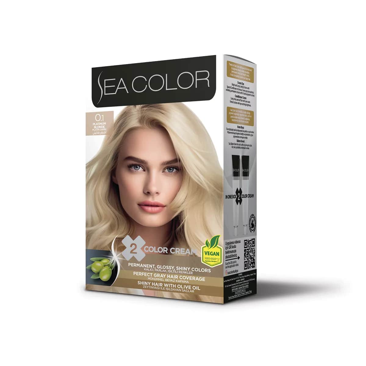 Sea Color 0.1 Platin Gelb Haarfarbe