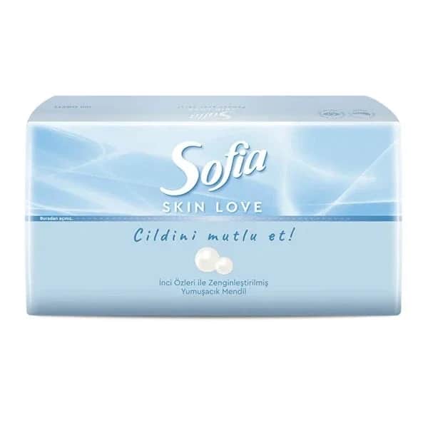 Sofia Skin Love Perleninfusion Sanfte Tücher für alle Hauttypen