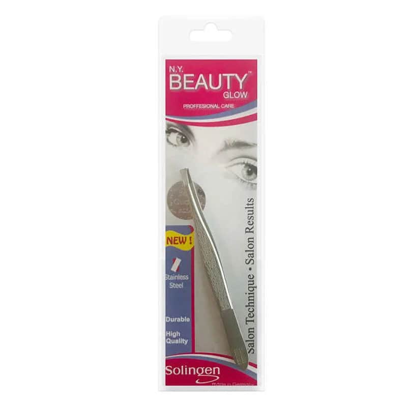 NY Beauty Präzisionspinzette 002 - Perfekt für das Formen von Augenbrauen
