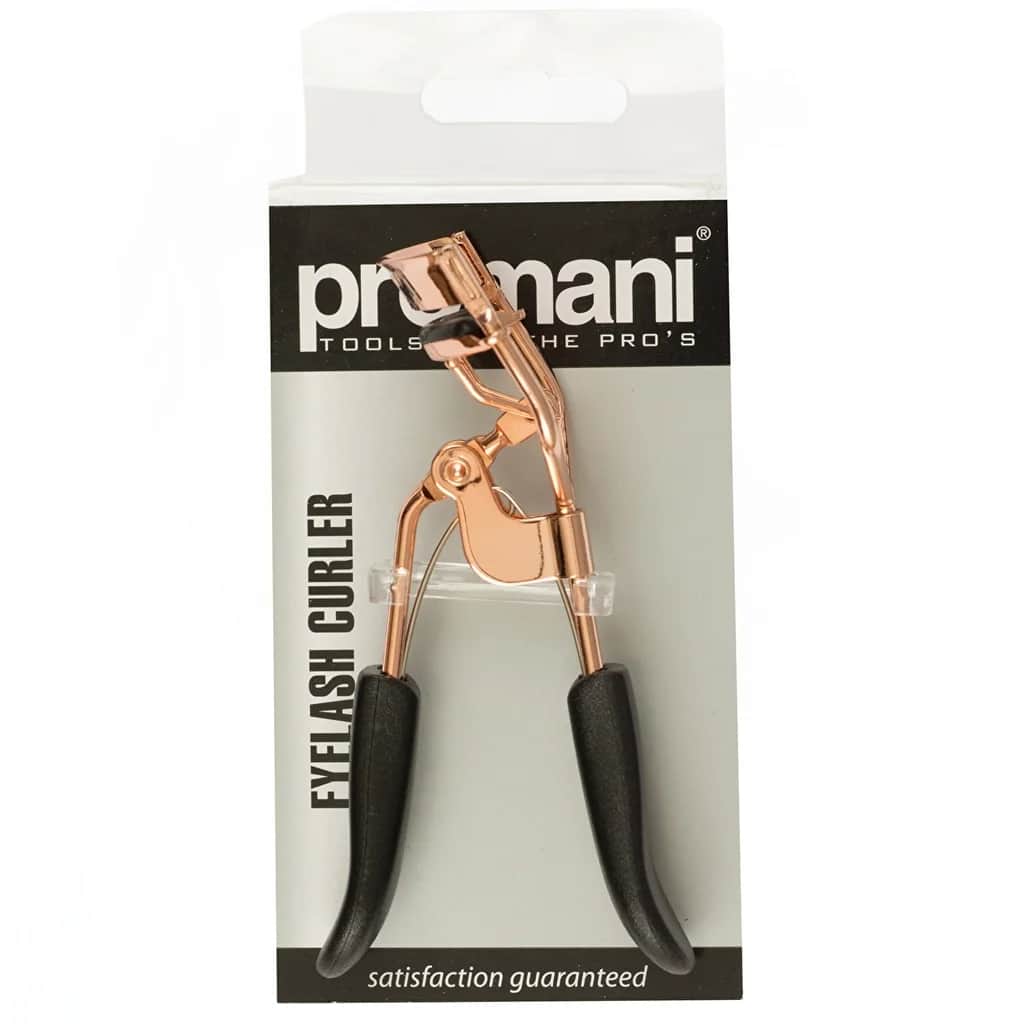 Wimpernzange mit Präzisionsgriff und Polsterpad in Roségold von Promani