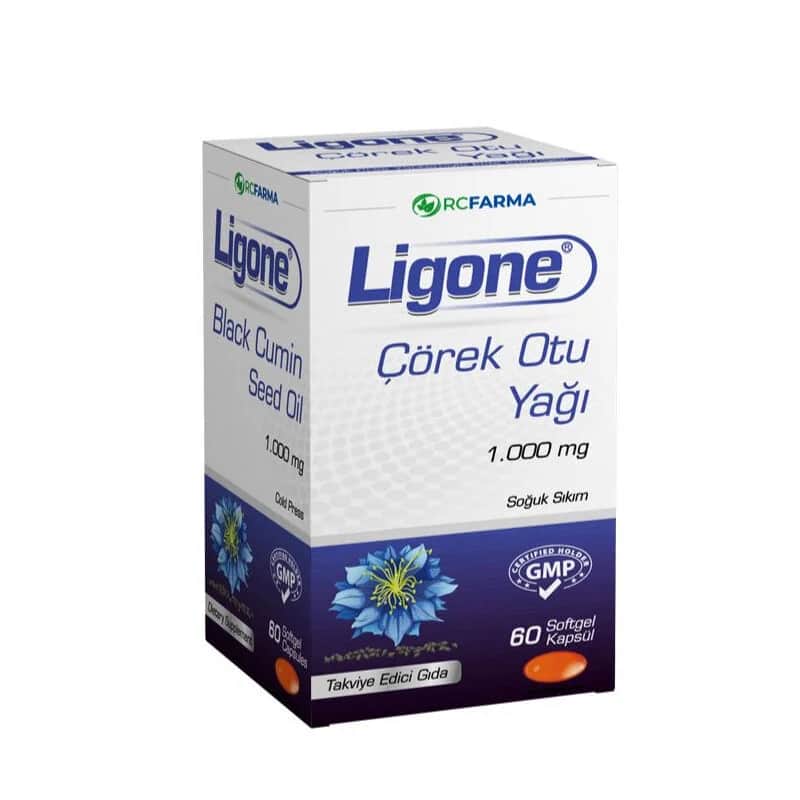 Schwarzkümmelöl-Kapseln von Ligone - 60 Stück