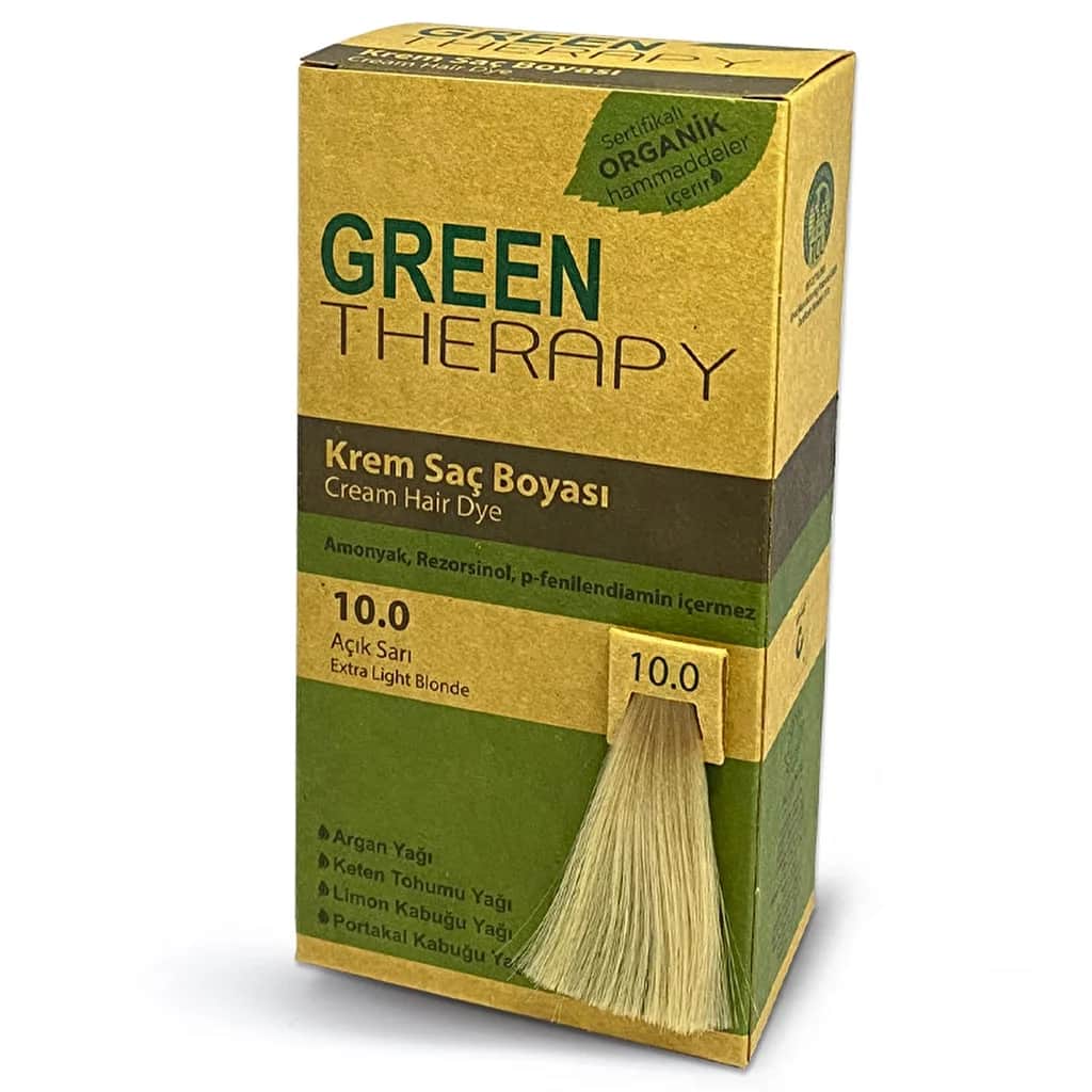 Grüne Therapie 10.0 Hellblonde Haarfärbecreme