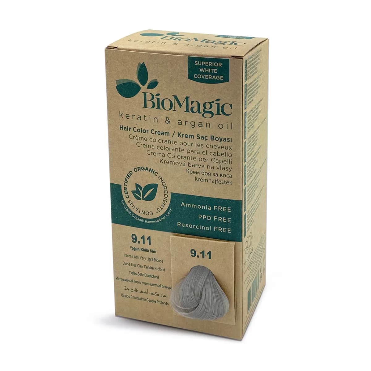 BioMagic Bio Intensiv Aschblond Haarfarbe 9.11
