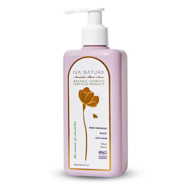 Iva Natura Bio Porenverfeinernde Schwarze Maske - 250ml