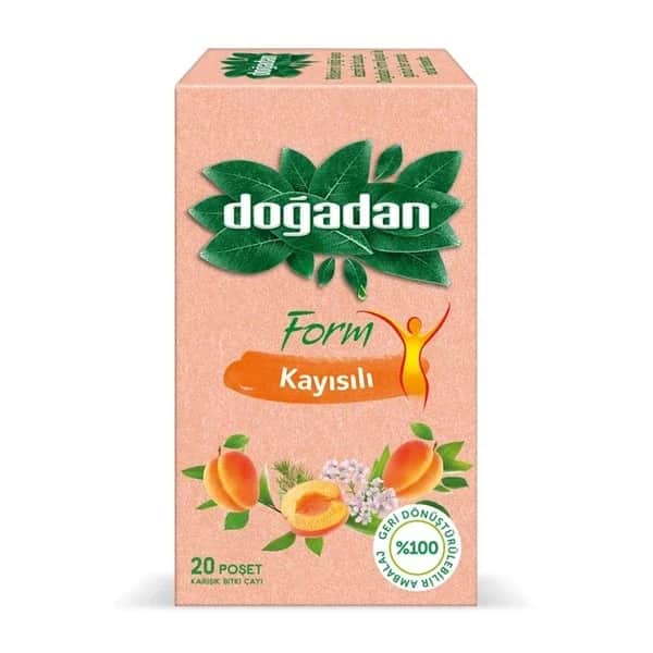 Doğadan Form Aprikosen Kräutertee - 20 Teebeutel