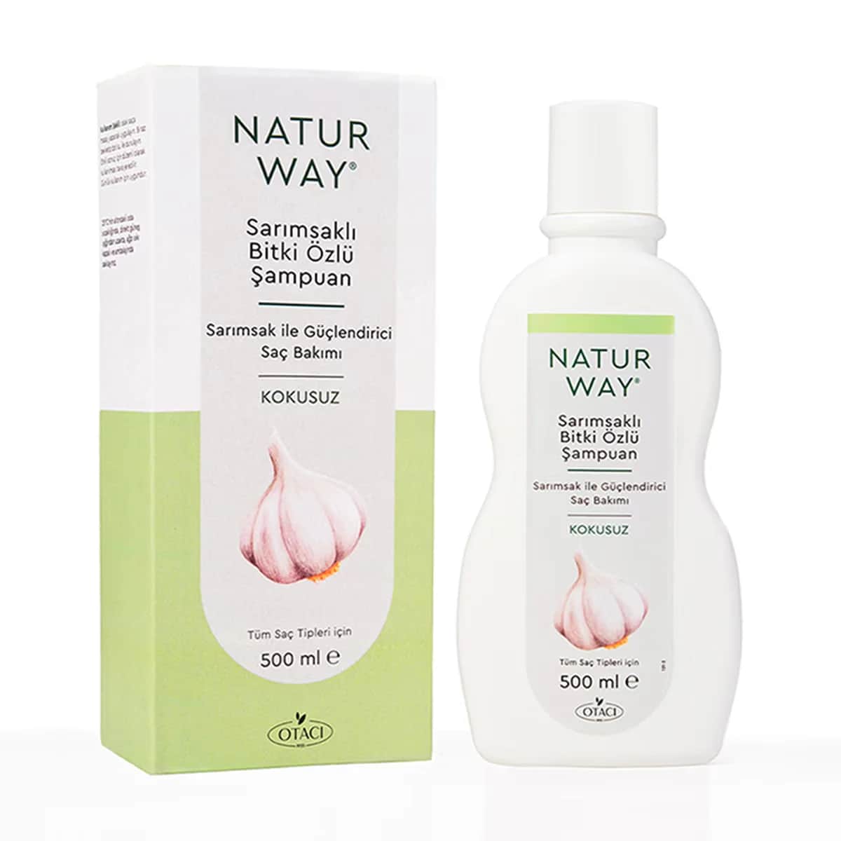 Otacı Naturway Knoblauch Kräuterextrakt Shampoo 500ml