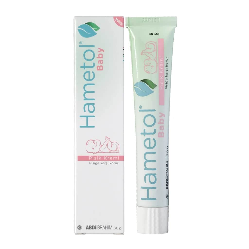 Hametol Babywindelbereich Pflegecreme - Beruhigende Schutzwirkung 30g