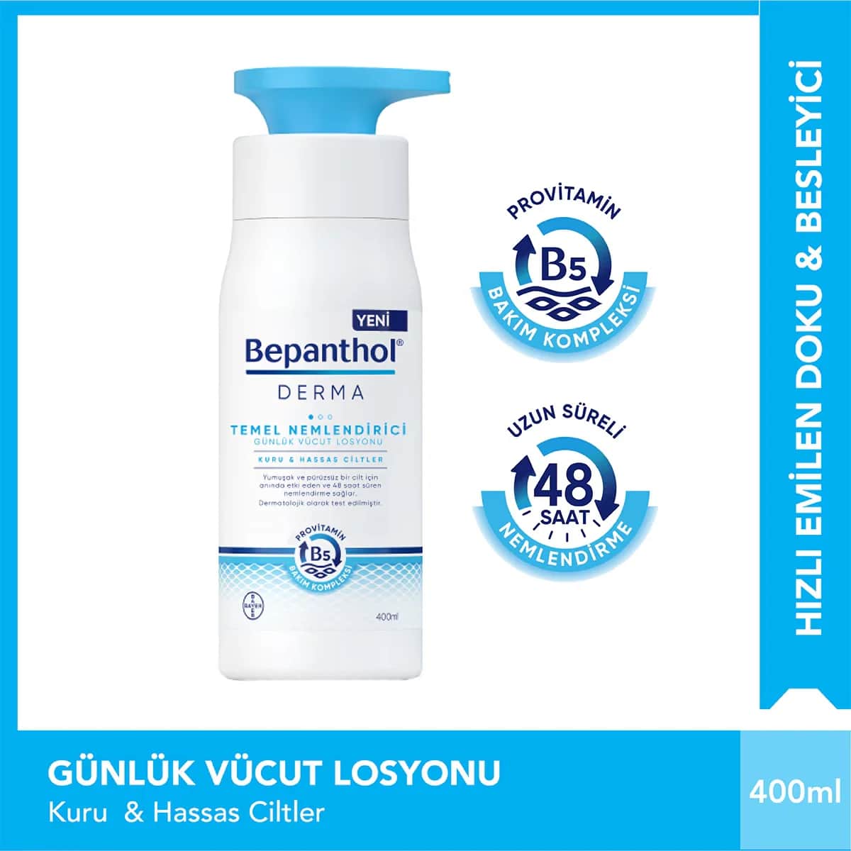 Bepanthol Derma Tägliche Feuchtigkeitslotion 400ml