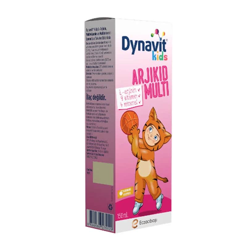 Dynavit Kids Arjikid Multivitamin Supplement - Orange Geschmack 150ml
