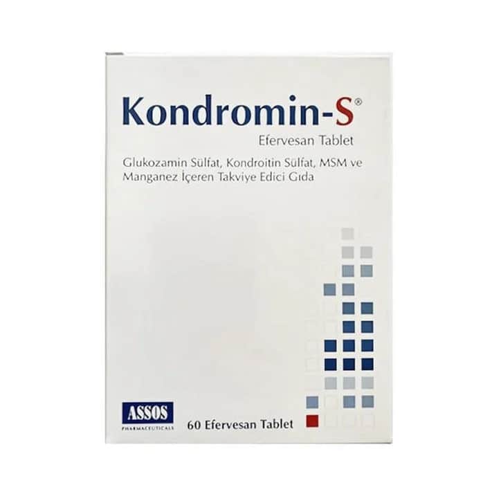 Kondromin-S Brausetabletten für die Gelenkgesundheit - 60 Stück