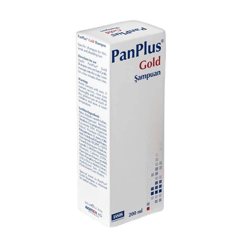 Panplus Gold Shampoo 200ml - Nährendes &amp; Revitalisierendes Reinigungsmittel