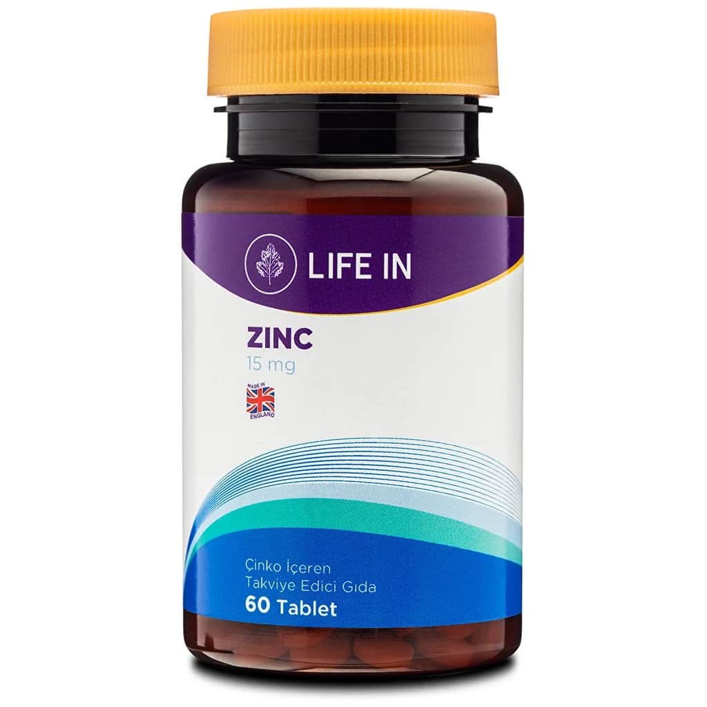 Zinktabletten für gesunde Haare, Haut &amp; Immununterstützung von Life In