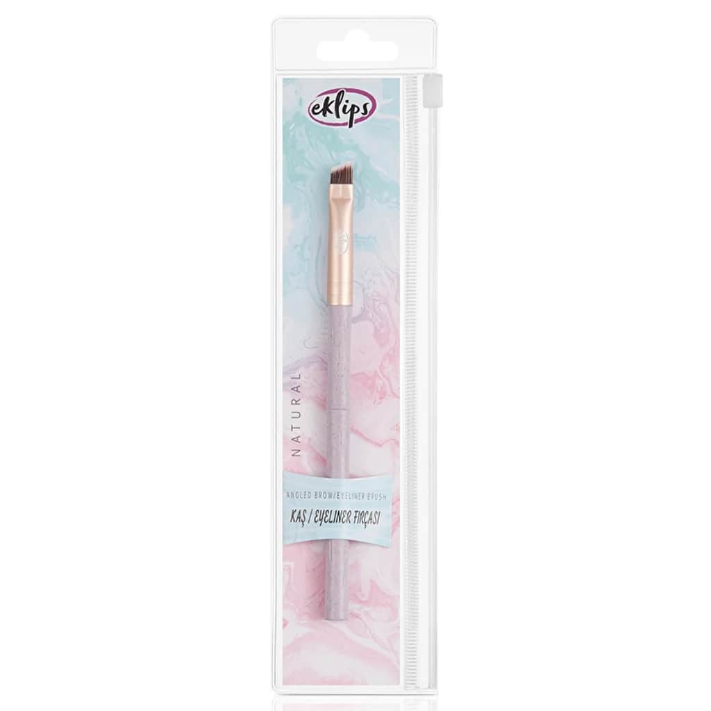 Eklips Naturale Schrägbürste für Augenbrauen und Eyeliner für perfektes Make-up