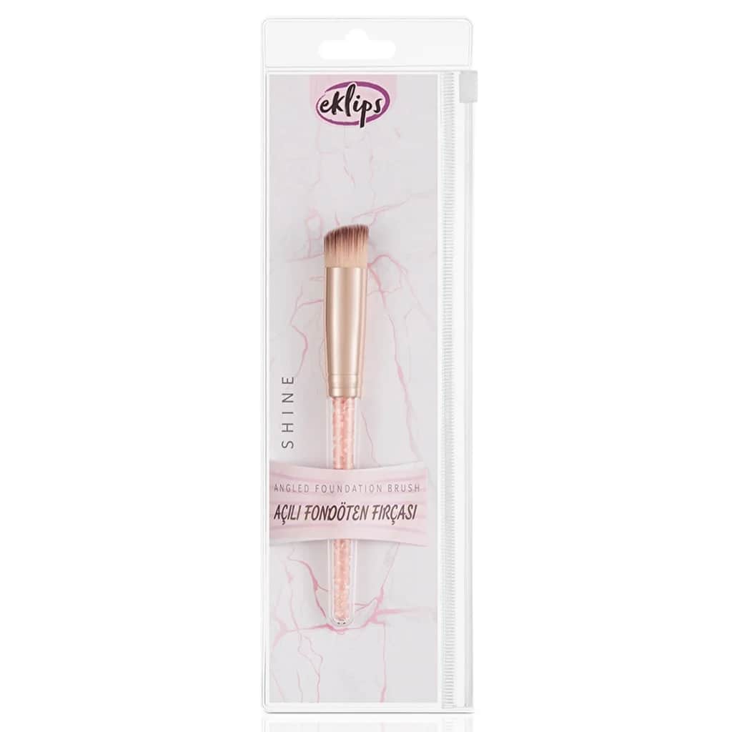 Eklips Pro Shine Winkelpinsel für Foundation für makelloses Make-up