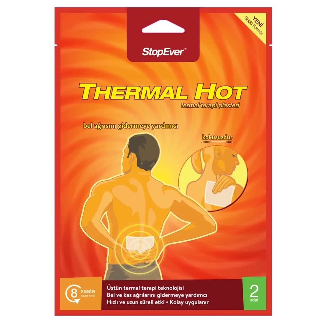 StopEver Thermo-Wärme-Pflaster zur Schmerzlinderung von StopEver