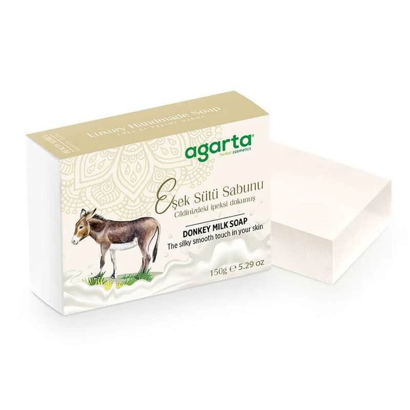 Agarta Eselfettseife 150g - Nährendes &amp; Sanftes Reinigungsmittel