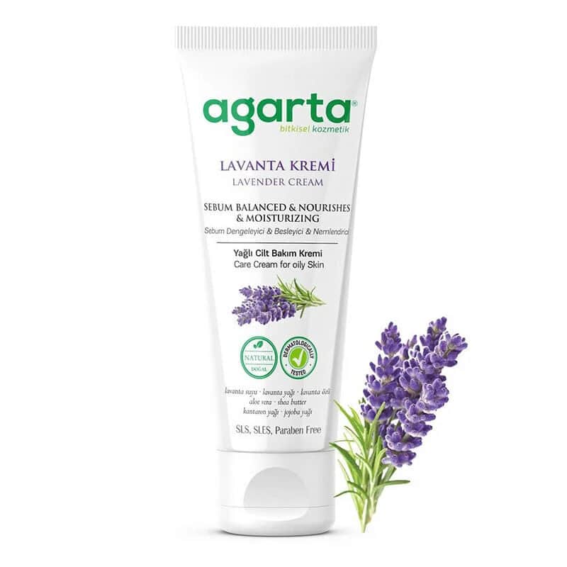 Agarta Lavendelcreme 75ml - Natürliche beruhigende Feuchtigkeitscreme