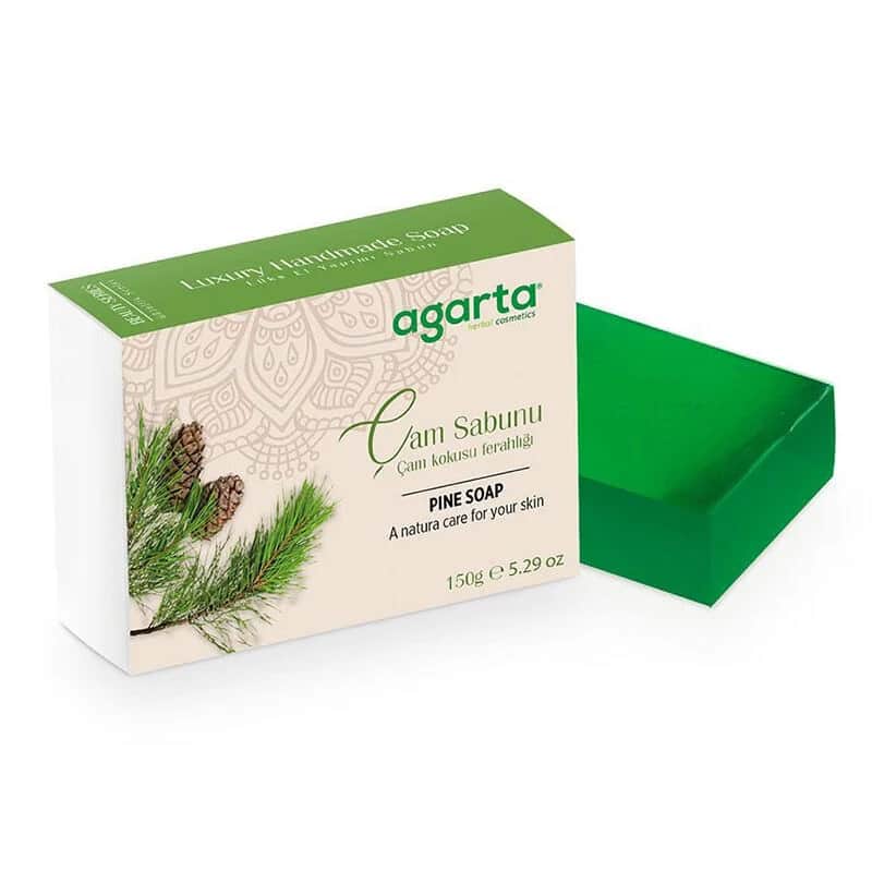 Agartha Kieferseife 150g - Natürlicher feuchtigkeitsspendender Hautreiniger