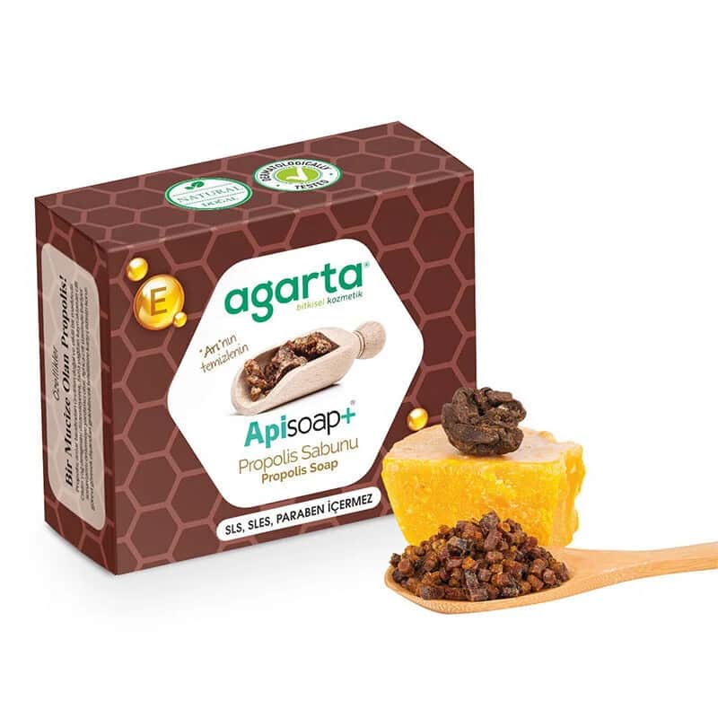 Agartha Propolis Seife 100g - Natürlicher, hautnährender Reiniger