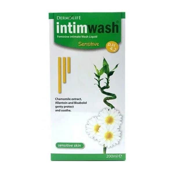 Dermolife Intimwasch 200ml - Sanfter Reiniger für den Genitalbereich