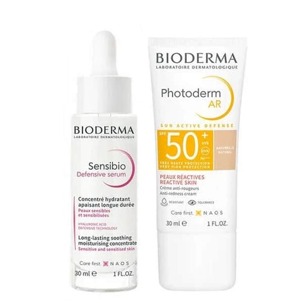 Bioderma Sensibio Serum &amp; Photoderm AR SPF 50 Creme Duo