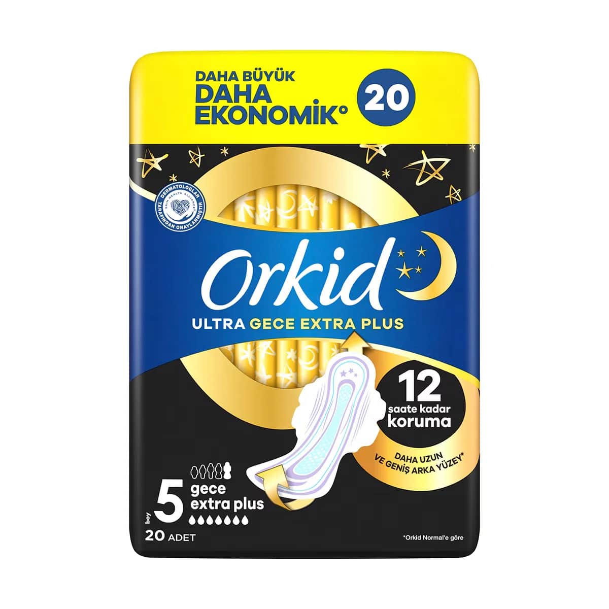 Orkid Ultra Nacht Extra Plus Binden Größe 5 - 20 Stück