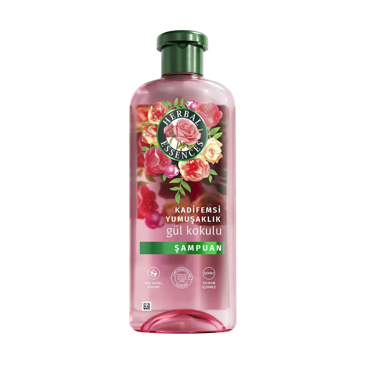 Kräuter Essenzen Rosen Duft Shampoo - Samtige Weichheit 350ml