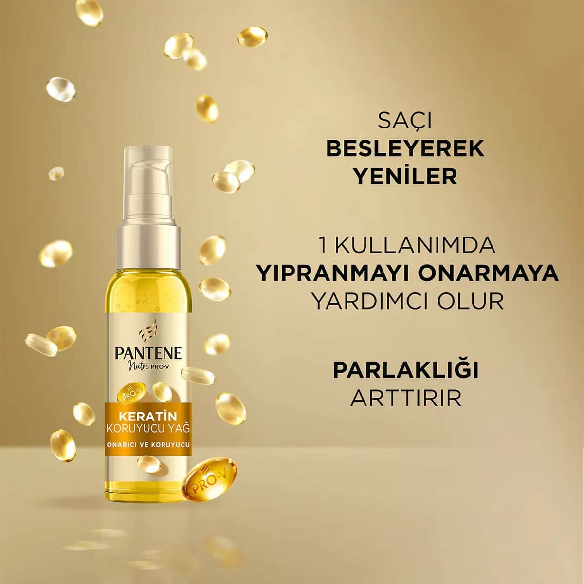 Pantene Pro-V Vitamin E Keratin Reparaturöl - 100ml