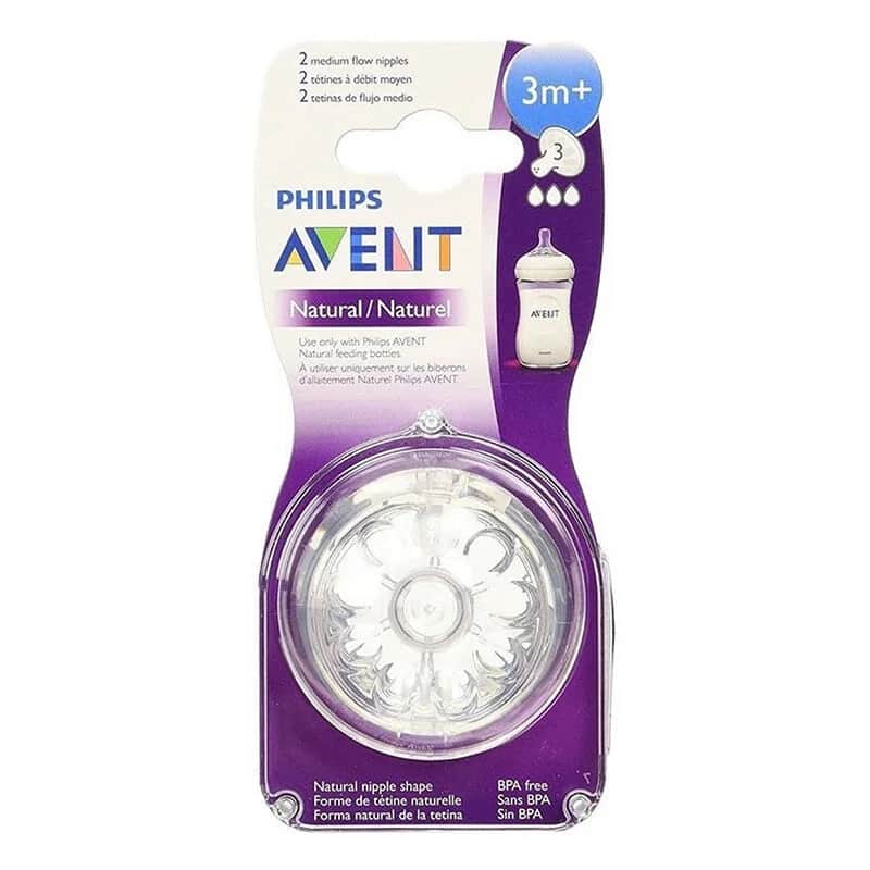 Philips Avent Natürlicher Schnuller 3+ Monate 2er Pack