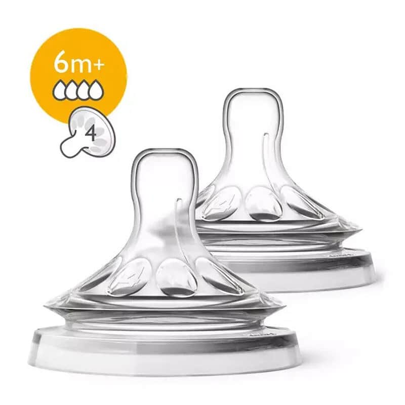 Philips Avent Natural Babyflasche Sauger 6+ Monate