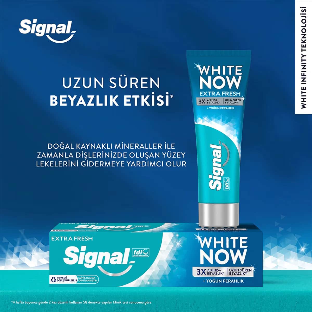 Signal White Now Extra Fresh Zahncreme 75ml