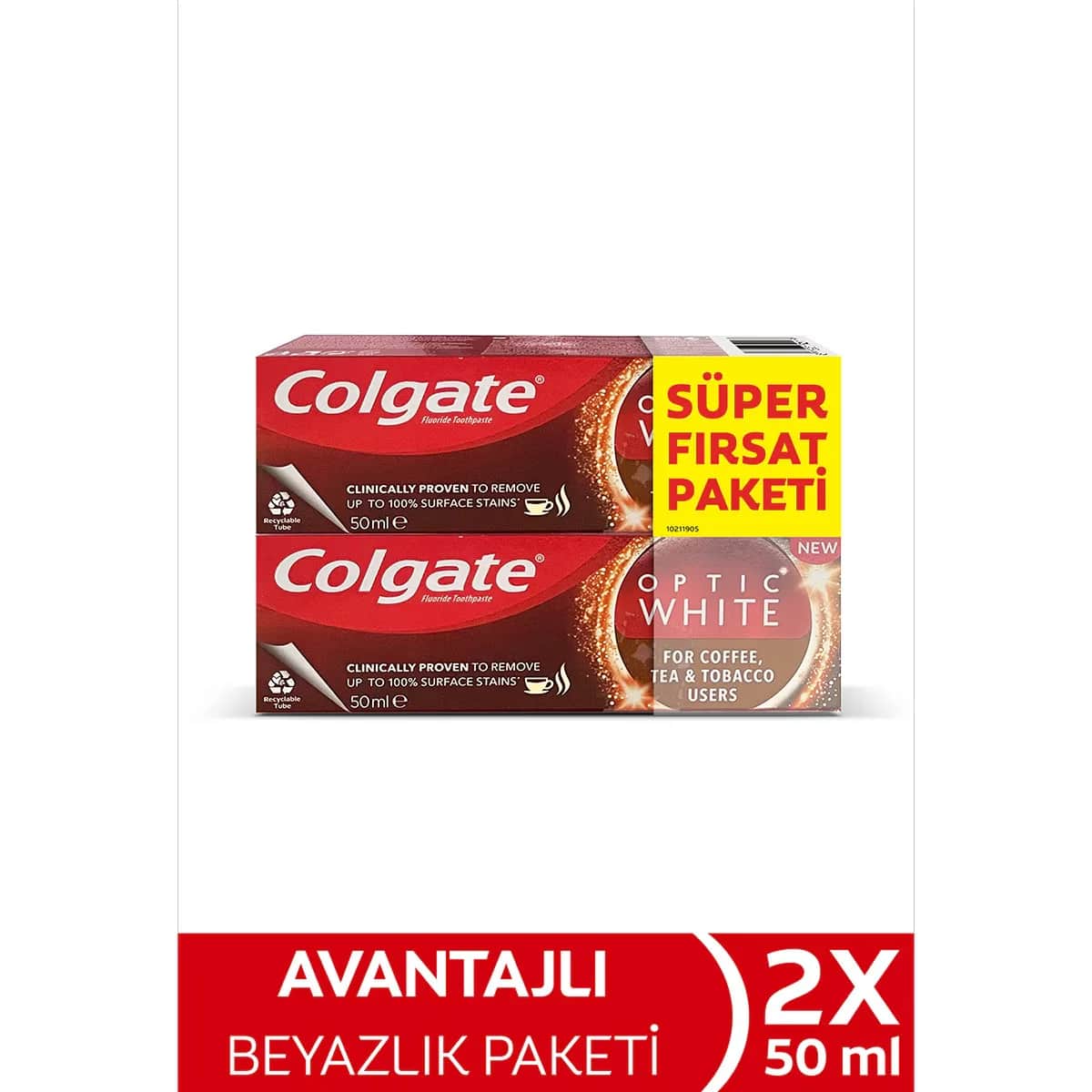 Colgate Optic White Zahnpasta 2 x 50ml