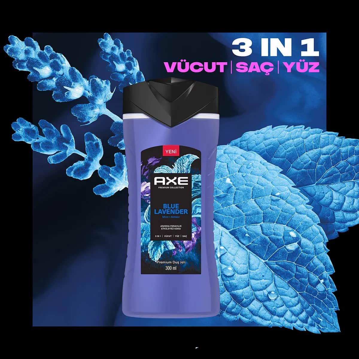 Axe Premium Aqua Bergamot 3-in-1 Duschgel 300ml