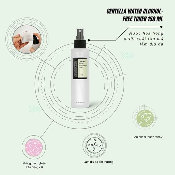 CORSRX alkoholfreier Centella Wasser Toner 150 ml