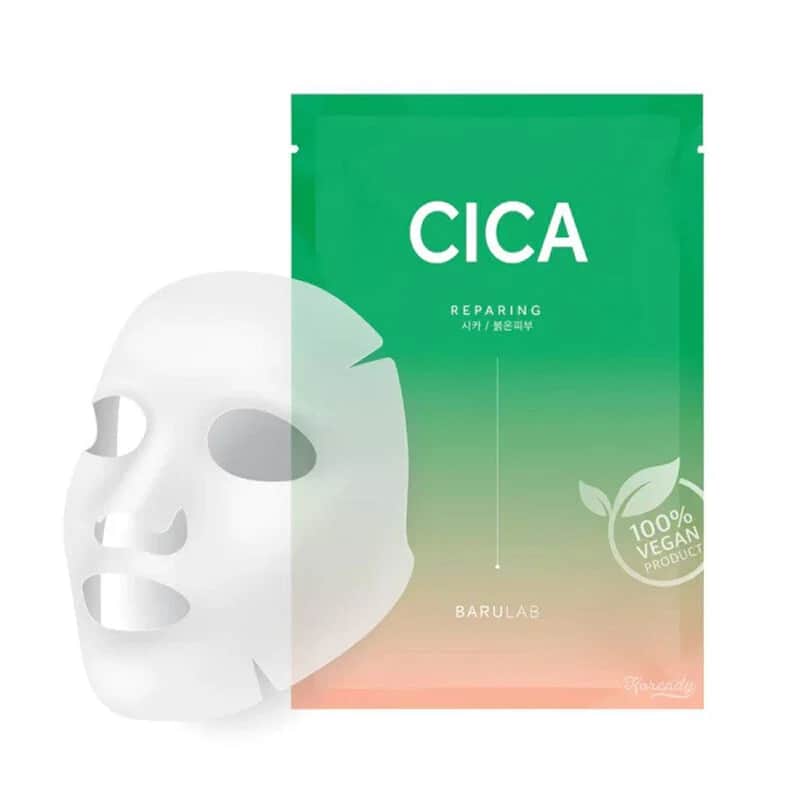 Barulab Cica Repairing Mask - Beruhigend &amp; Feuchtigkeitsspendend 23g