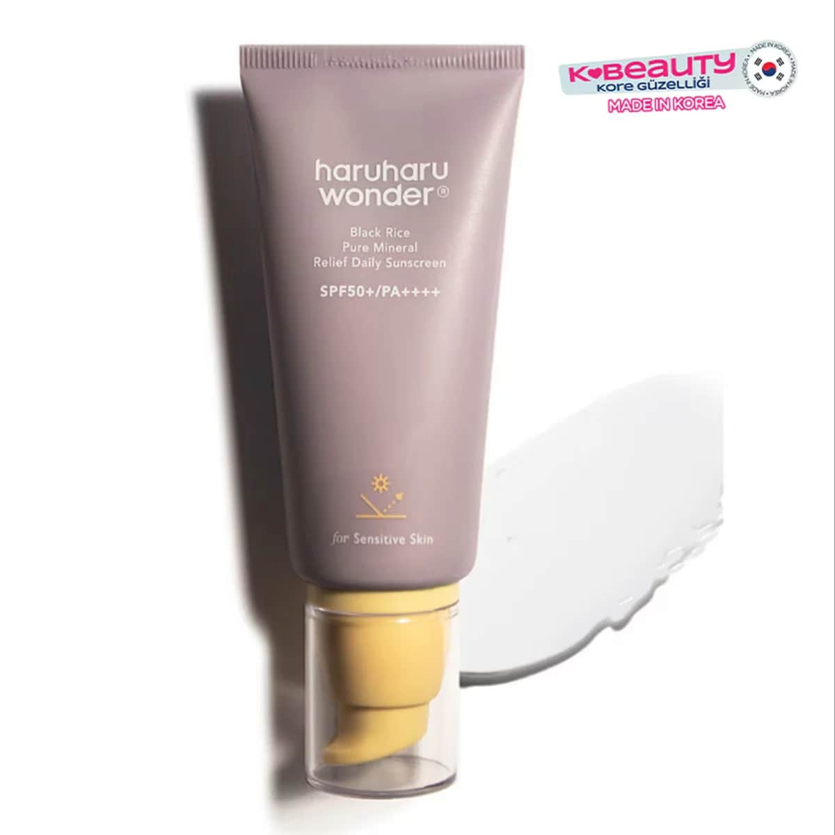 Haruharu Wonder Schwarzer Reis SPF50+ Mineral Sonnencreme 50ml