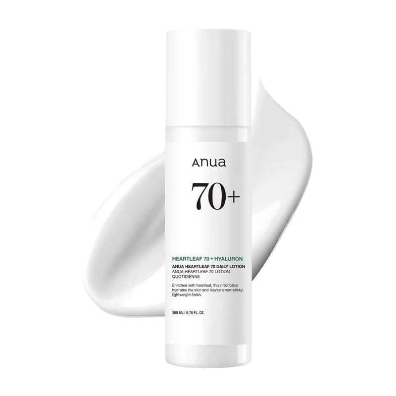 Herzblatt Lotion 70% Feuchtigkeitsspender für die Haut 200ml von Anwa Birch