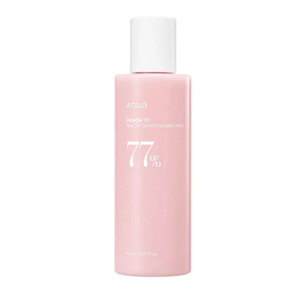 Pfirsich Feuchtigkeitsmilch Lotion mit 77% Niacin, 150 ml von Anua