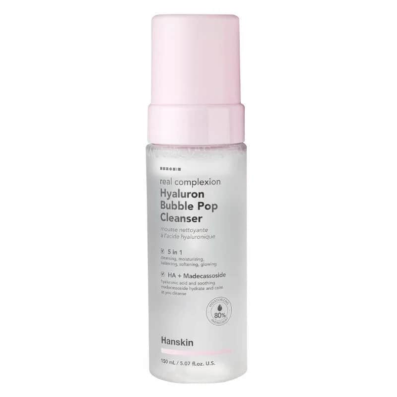 Hanskin Hyaluron Bubble Pop Cleanser - Hydrating 150 ml