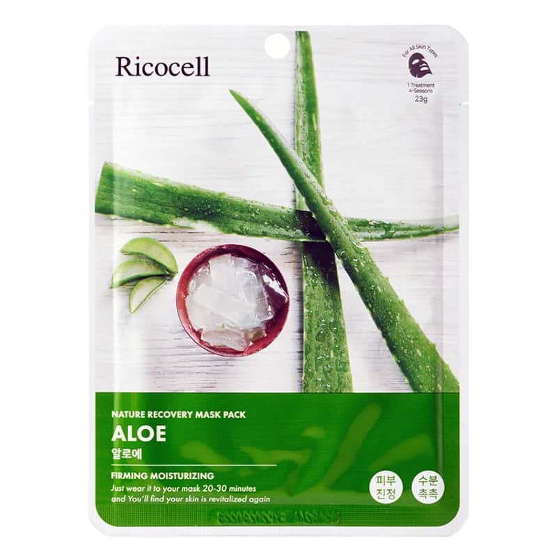 Ricocell Aloe Nature Recovery Maske Pack - 23g