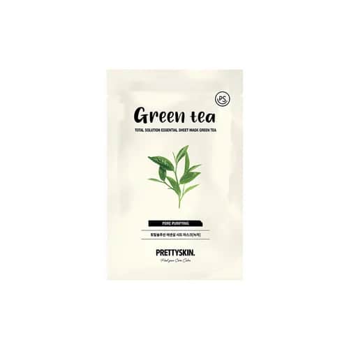Prettyskin Grüner Tee Essenzielle Gesichtsmaske - Total Solution 23g